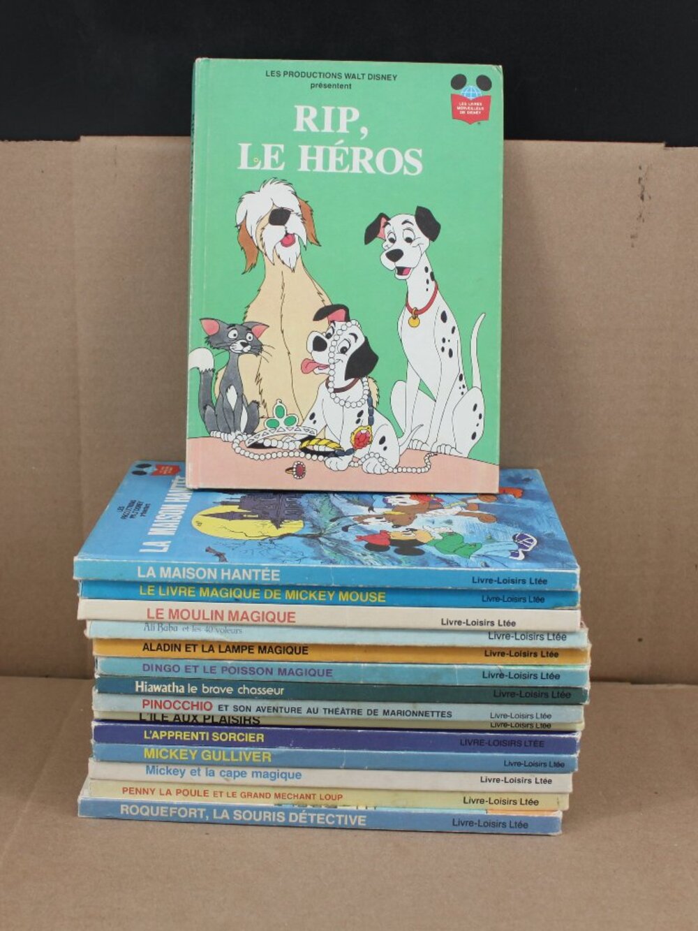 Lot 15 Livres Mickey Livres Merveilleux De Disney Enfants French 70s, 80s #5